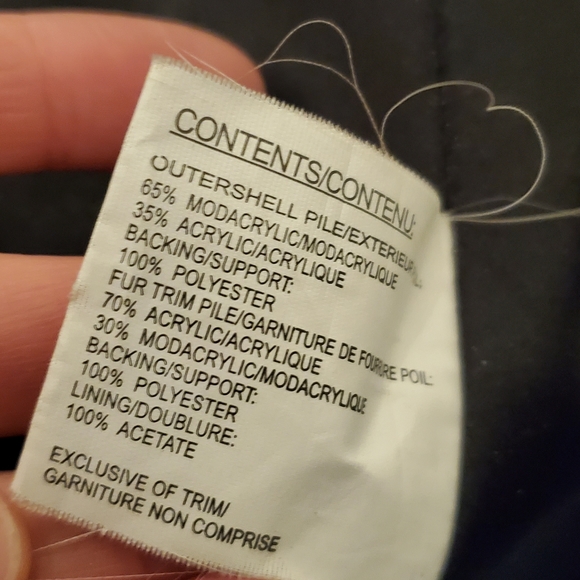 Long Brown Patterned Faux Fur Coat - Picture 4 of 7